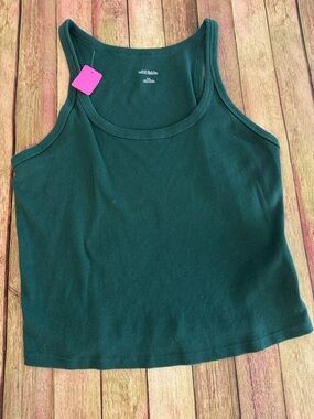 Wild Fable Cropped Ribbed Tank | XXL Closet Staples